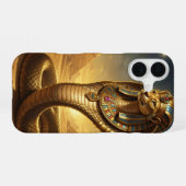 Wadjet – Egyptian Cobra Goddess iPhone 16 Hülle (Rückseite (Horizontal))