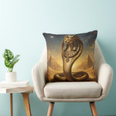 Wadjet – Egyptian Cobra Goddess Kissen (Stuhl )