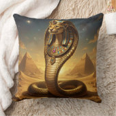 Wadjet – Egyptian Cobra Goddess Kissen (Decke)