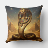 Wadjet – Egyptian Cobra Goddess Kissen (Rückseite)