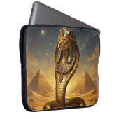 Wadjet – Egyptian Cobra Goddess Laptopschutzhülle (Vorne Rechts)
