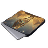 Wadjet – Egyptian Cobra Goddess Laptopschutzhülle (Vorne Knopf)