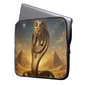Wadjet – Egyptian Cobra Goddess Laptopschutzhülle (Vorderseite Links)