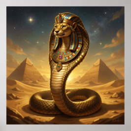 Wadjet – Egyptian Cobra Goddess Poster