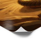 Wadjet – Egyptian Cobra Goddess Poster (Ecke)