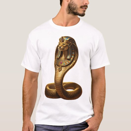 Wadjet – Egyptian Cobra Goddess T-Shirt (Vorderseite)