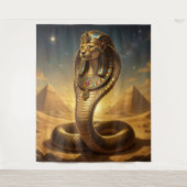 Wadjet – Egyptian Cobra Goddess Wandteppich (Vorderseite)