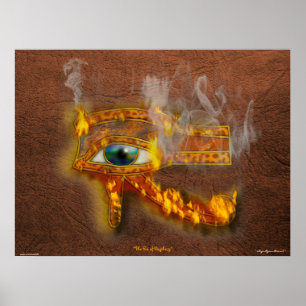 Wadjet Eye Horus Kunstdrucke Ägyptische Kunst Poster