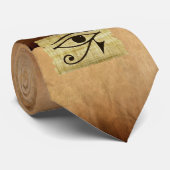 WADJET EYE OF HORUS auf Papyrus Geschenke Krawatte (Gerollt)