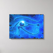 WADJET EYE OF HORUS Blue Fantasy Print Leinwanddruck (Vorderseite)