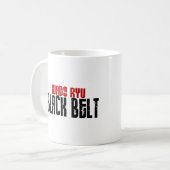 Wado Ryu Gürtel-Karate Kaffeetasse (Vorderseite Links)