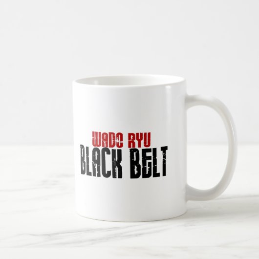Wado Ryu Gürtel-Karate Kaffeetasse (Rechts)
