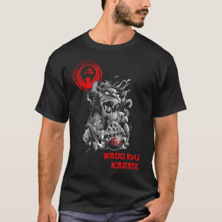 Wado Ryu Karate Fighter Spirit - Budo T - Shirt