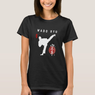 Wado Ryu Karate Instructor Japanisches Kanji Calli T-Shirt
