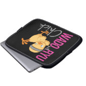 Wado Ryu Küken Laptopschutzhülle (Vorne Knopf)