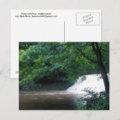 Wadsworth Falls Connecticut Postkarte (Vorne/Hinten)