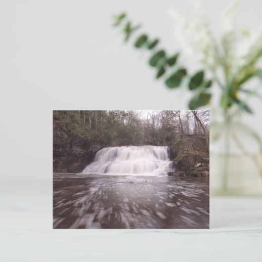Wadsworth Falls Postkarte (Stehend Vorderseite)