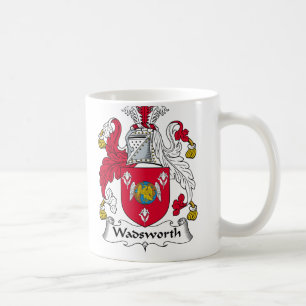 Wadsworth Familienwappen Kaffeetasse