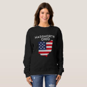 Wadsworth Ohio USA State America Travel Ohioan Sweatshirt (Vorne ganz)
