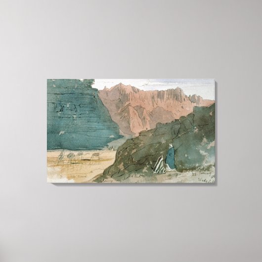 Wady Sidera, 1849 (w/c) Leinwanddruck (Vorderseite)