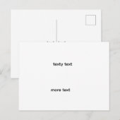 waefwef ankündigungspostkarte (Vorne/Hinten)