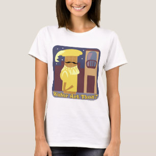 Wafer Art Thou Fun Cookie Pub Cartoon T-Shirt