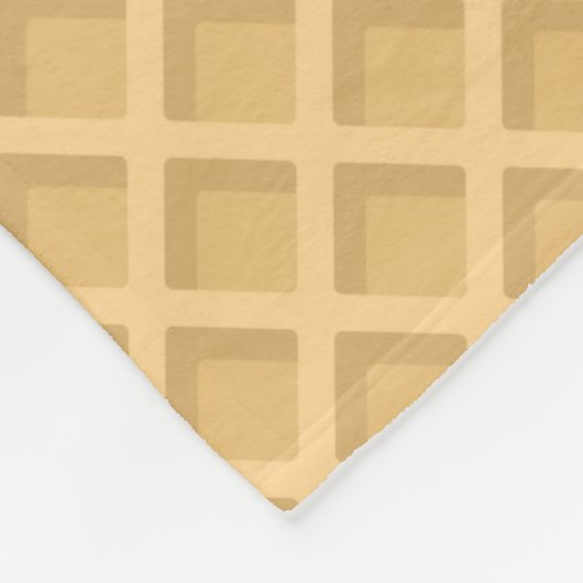 Wafer Fleecedecke (Ecke)