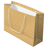 Wafer Große Geschenktüte (Vorderseite Schrägansicht)