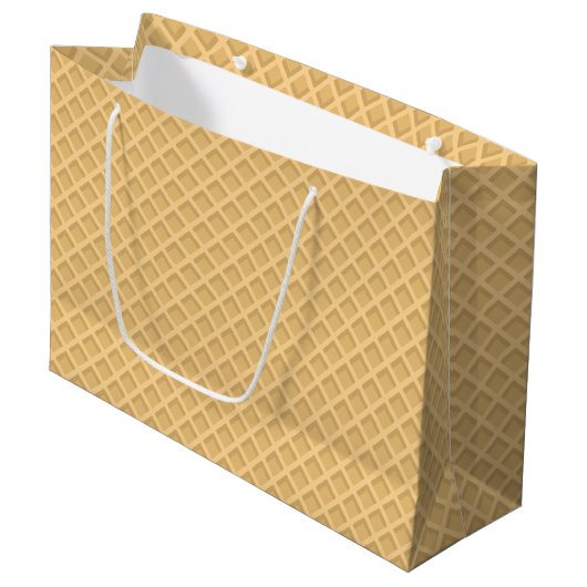 Wafer Große Geschenktüte (Vorderseite Schrägansicht)