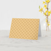 Wafer Karte (Gelbe Blume)