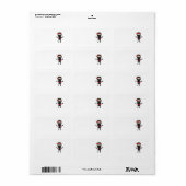 Waffe Adressaufkleber (Vorne)