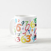 Waffe der Mathe-Zerstörungs-Tasse Kaffeetasse (Vorderseite Links)
