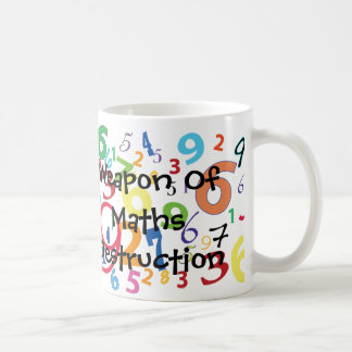 Waffe der Mathe-Zerstörungs-Tasse Kaffeetasse