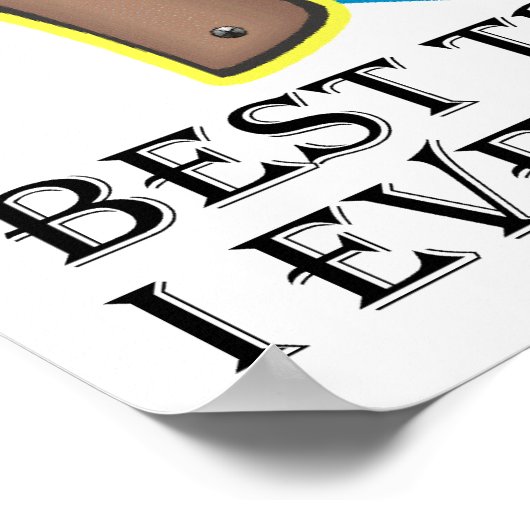 Waffe für Ehefrau Poster (Ecke)