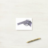 Waffe Post-it Klebezettel (Auf Schreibtisch)