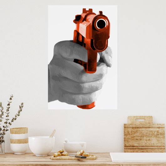 Waffe Poster (Küche)