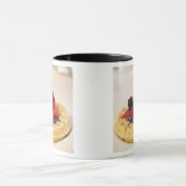 Waffel der frischen Frucht Tasse (Zentrum)