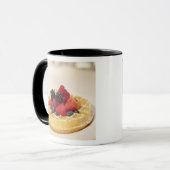 Waffel der frischen Frucht Tasse (Vorderseite Links)