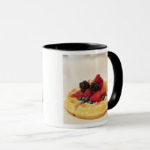 Waffel der frischen Frucht Tasse (VorderseiteRechts)