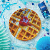 Waffel-Foto Pappteller (Party)