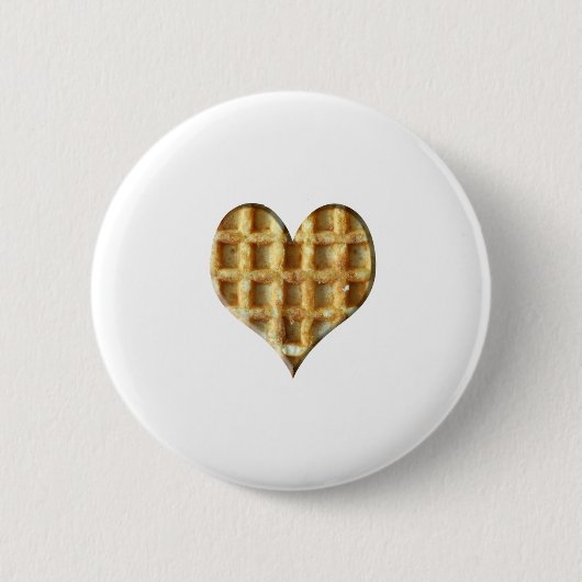 Waffel herz button (Vorderseite)