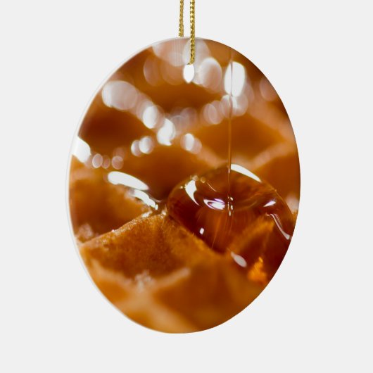 Waffel Keramik Ornament (Rechts)