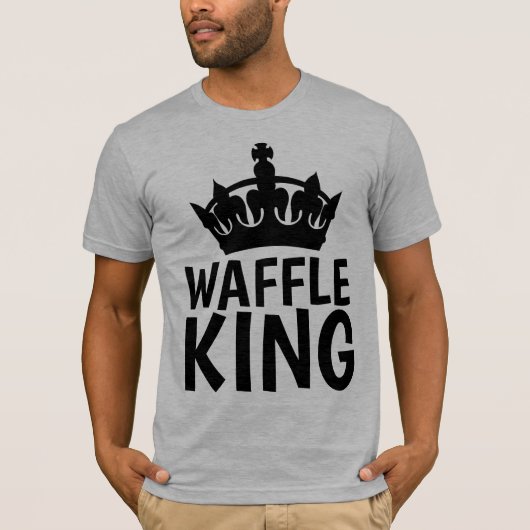 WAFFEL-KÖNIG T - Shirts (Vorderseite)