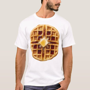 Waffel-Kostüm-Frühstück-Halloween-einfache Waffel T-Shirt