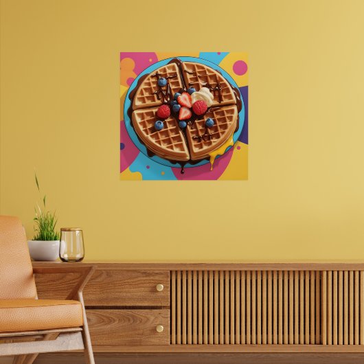 Waffel Poster (Wohnzimmer 2)