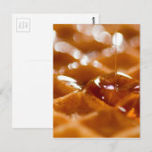 Waffel Postkarte (Vorne/Hinten)