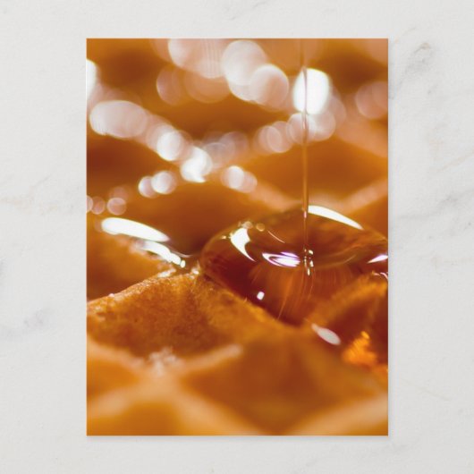 Waffel Postkarte (Vorderseite)