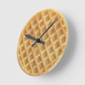 Waffel Runde Wanduhr (Winkel)