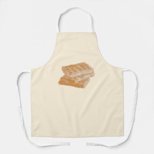 Waffel Schürze (Vorderseite)