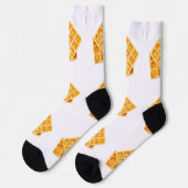 Waffel-Socken Socken (Linkes Detail)